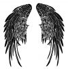 Angel wings image tattoos desing pic